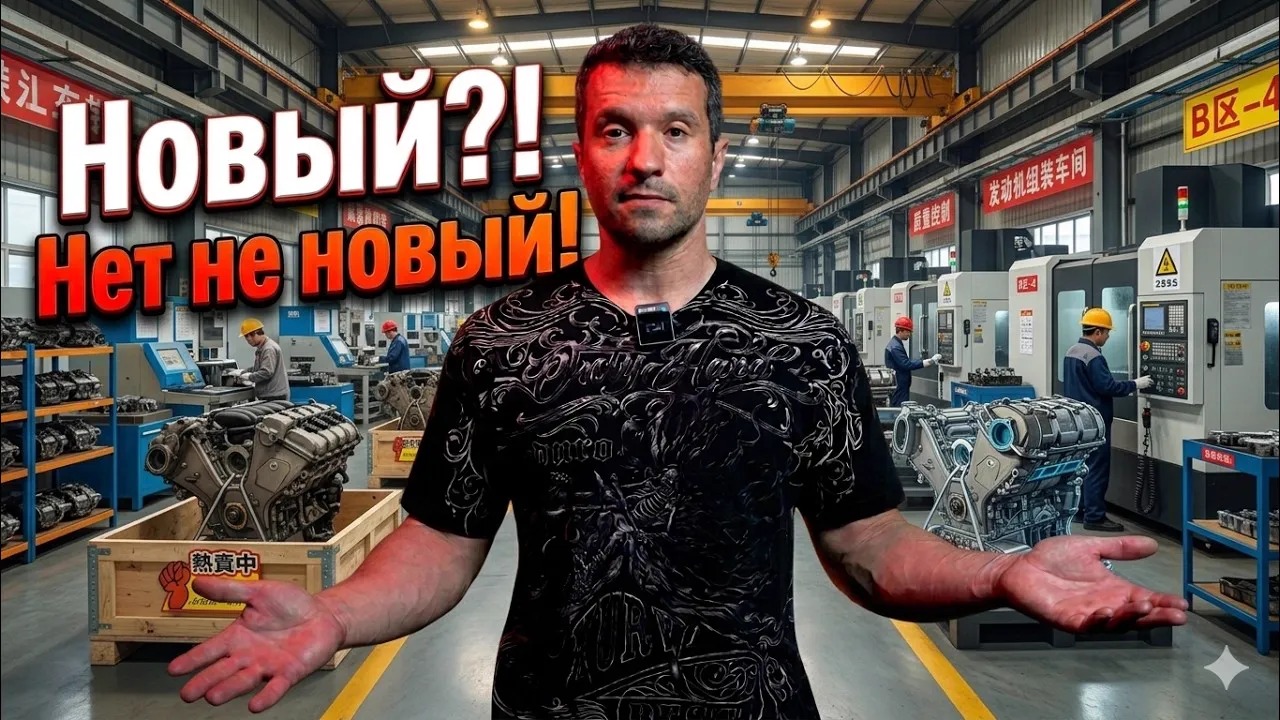 Видео: Как из старого двигателя сделать новый?! Китайские умельцы...