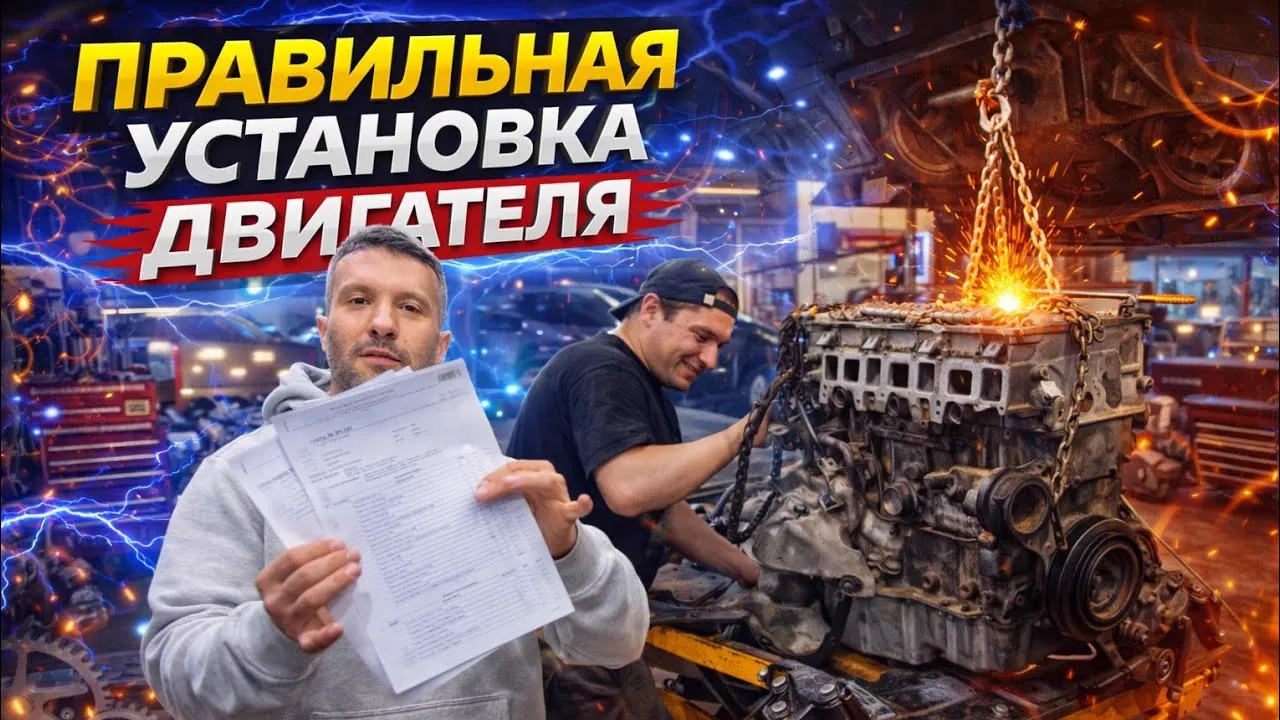 Видео: Правильная установка контрактного двигателя